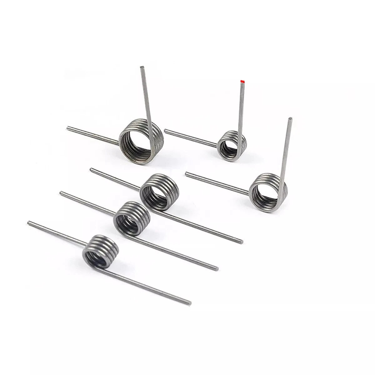 Torsion Spring (pack of 10), 0.7mm Wire diameter, 4mm - 8mm OD, Right spring - HomeDIYer