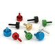 M6 Aluminum Knurled Thumb Screws Color Flat Head Thumbscrew Bolt 10mm-20mm Long