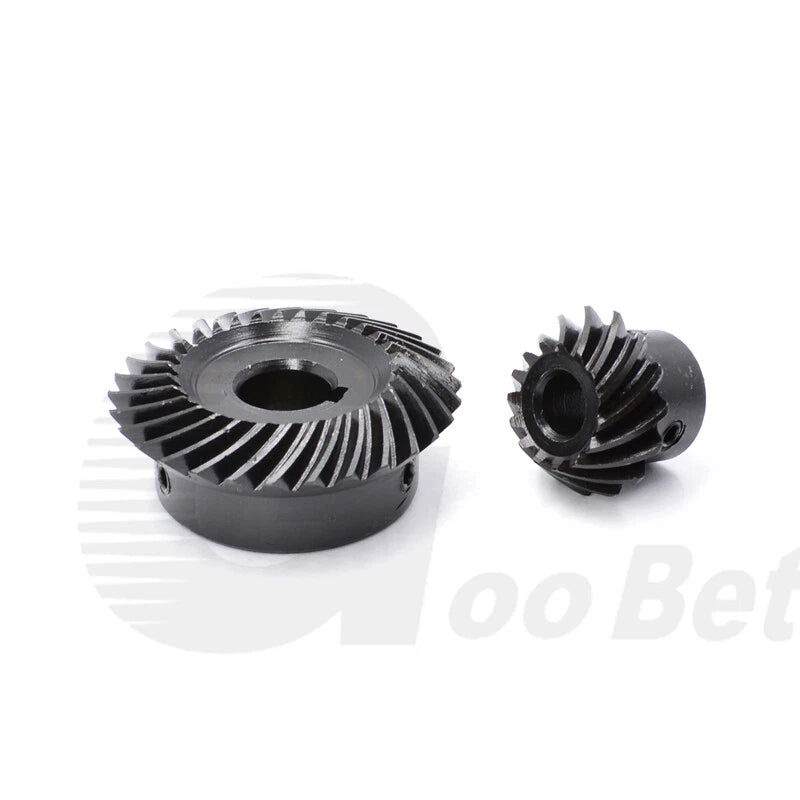 Spiral Bevel Gear C45 Steel Mod 1.5 Ratio 1:2 15 30 18 36 Tooth Hardened Black