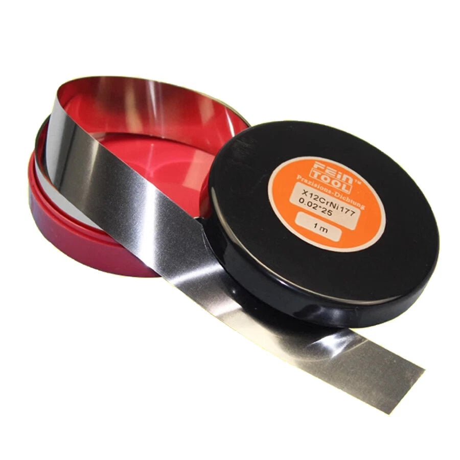 Stainless Steel Shim Sheet — Precision Foil & Gasket Stock, 25mm Wide, 0.01mm–1.5mm Thick