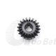 Bevel Gear C45 Steel Module 2 Miter Gear Ratio 1:1 20/25/30 Tooth Hardened Black