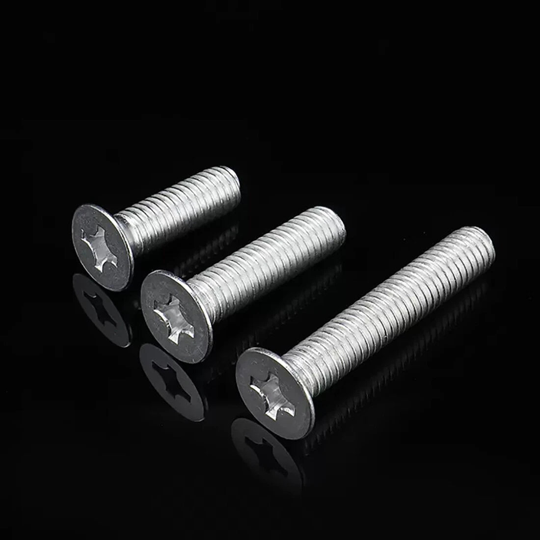 M3-M10 Aluminum Alloy Phillips Countersunk Flat Head Machine Screws | Anodized