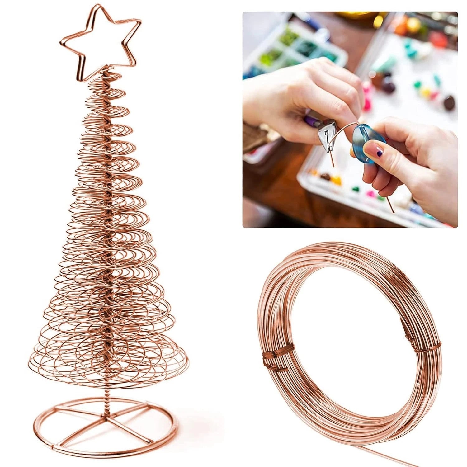Pure Copper Wire Bare Uncoated Assorted Sizes Ø0.2mm-6mm Round Solid Copper Wire