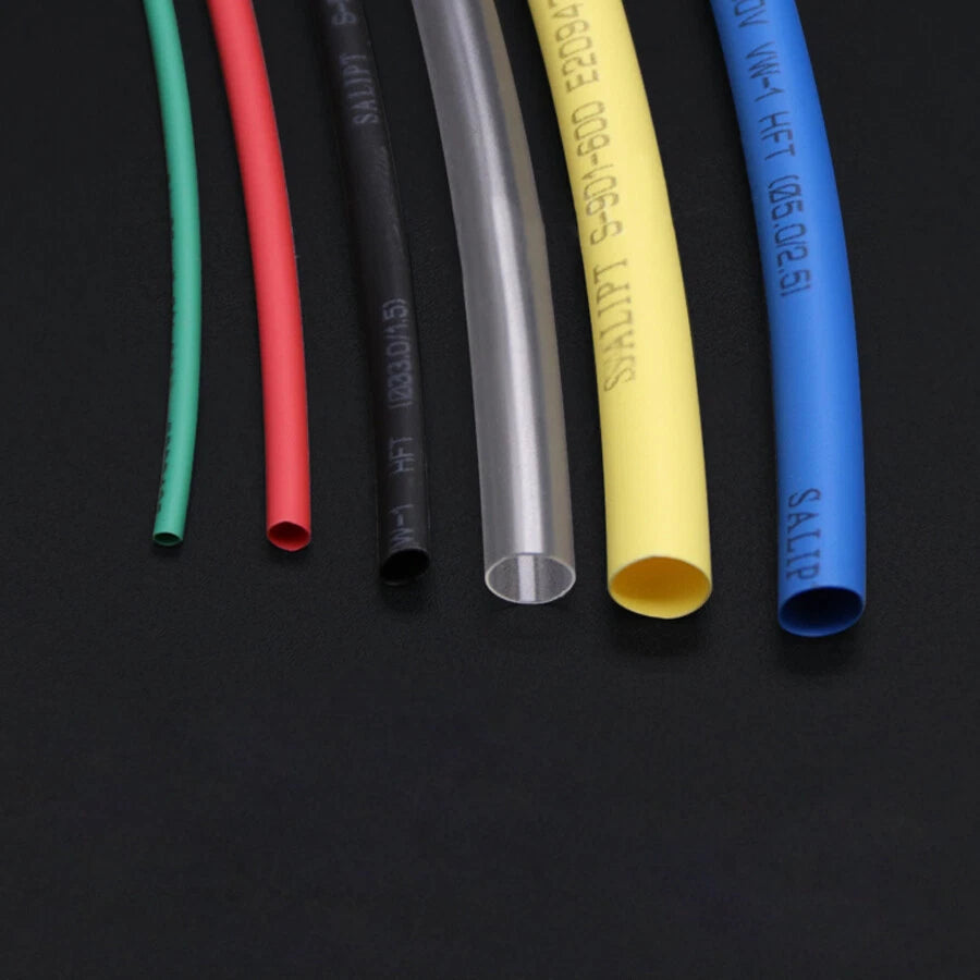 2:1 Heat Shrink Tubing – 0.6mm to 80mm, 7 Colors, 1M per Pack