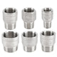 304 Stainless Steel BSP Male Female Straight Pipe Fitting 1/4" to 2"