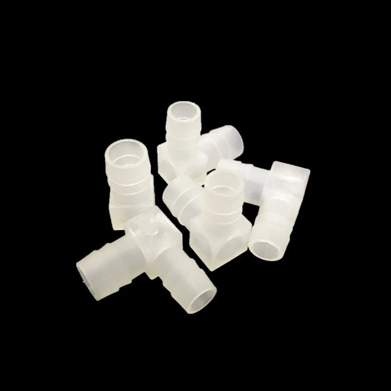 Food Grade Joiner Tubing Plastic Barbed Connector Pipe Hose Fittings Air Water