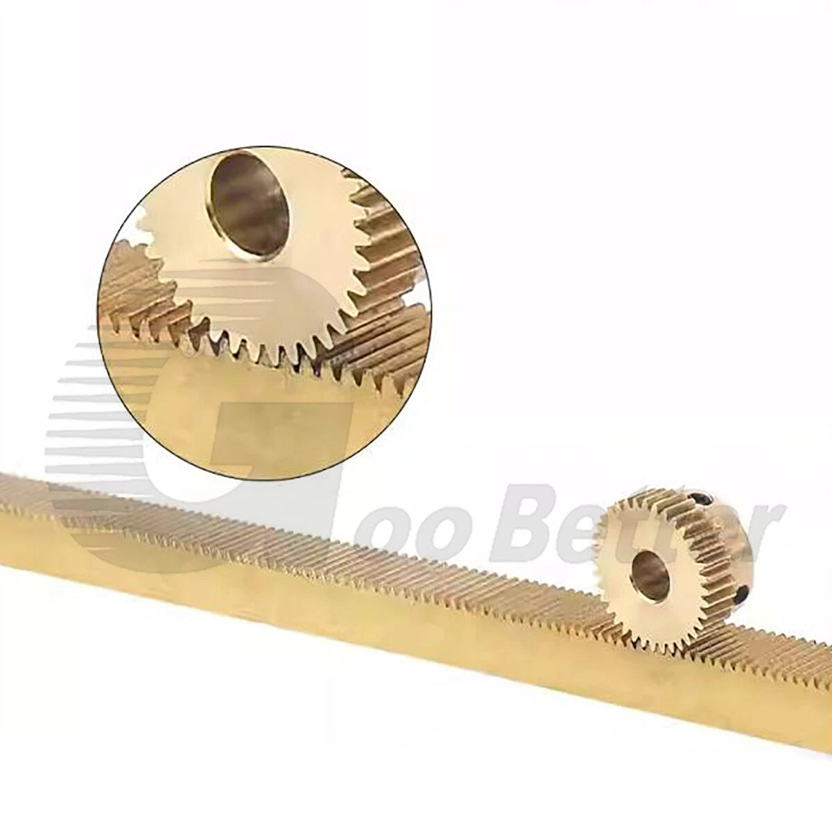 0.5 Mod Brass Spur Gear 38 Teeth Bore 4~12mm Motor Gear Transmission Pinion Gear