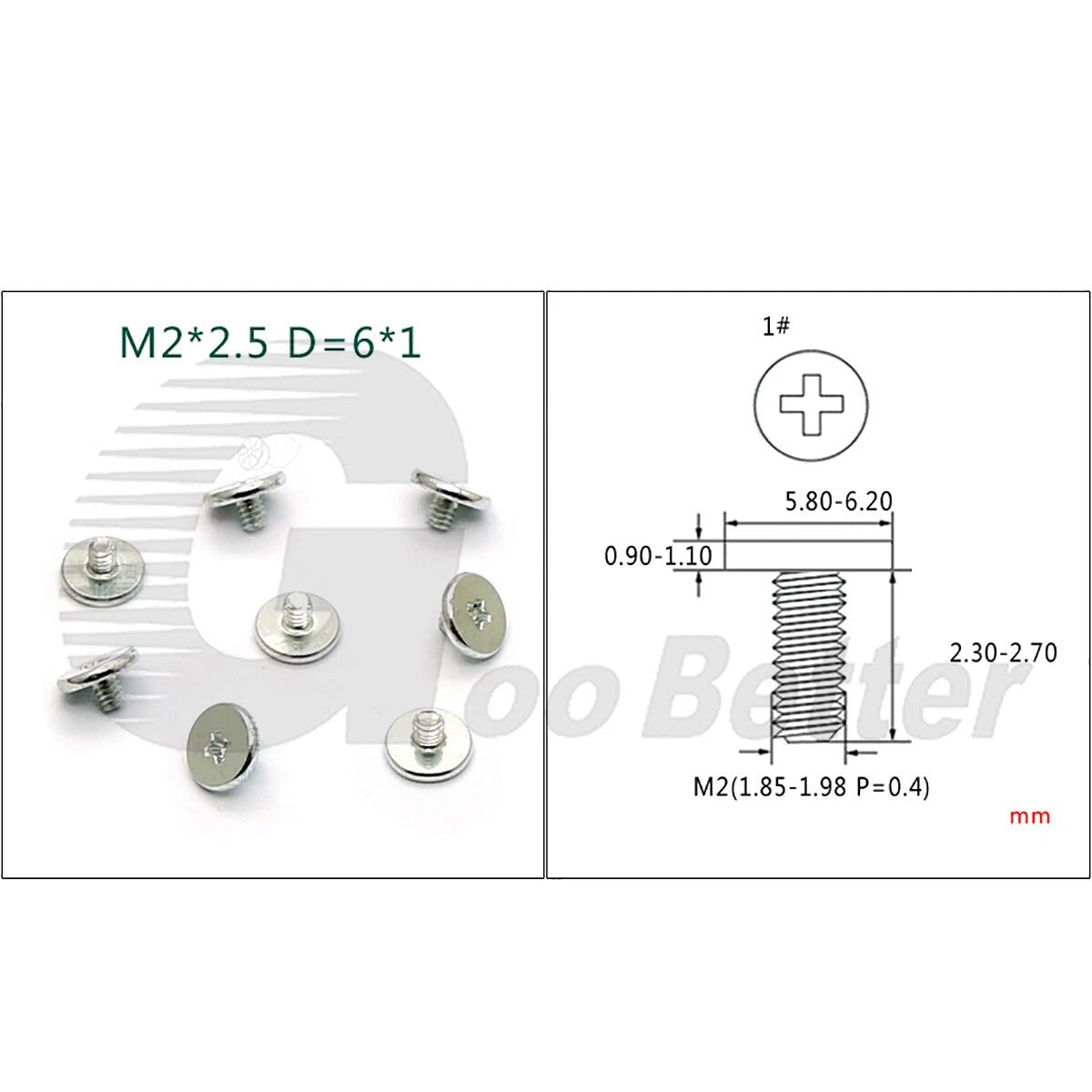 M2 Thin Wafer Head Machine Screws | Ultra - Low - Profile Flat Head | Zinc / Ni / Stainless | 2–21mm - HomeDIYer