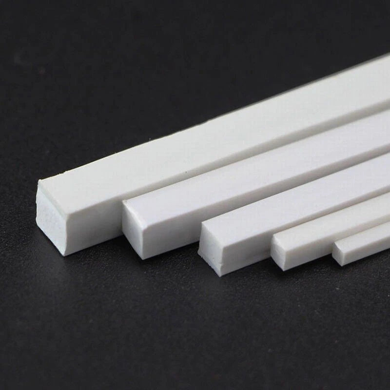 ABS Styrene Plastic Rods, Tubes & Bars for Scale Modeling and DIY Crafts