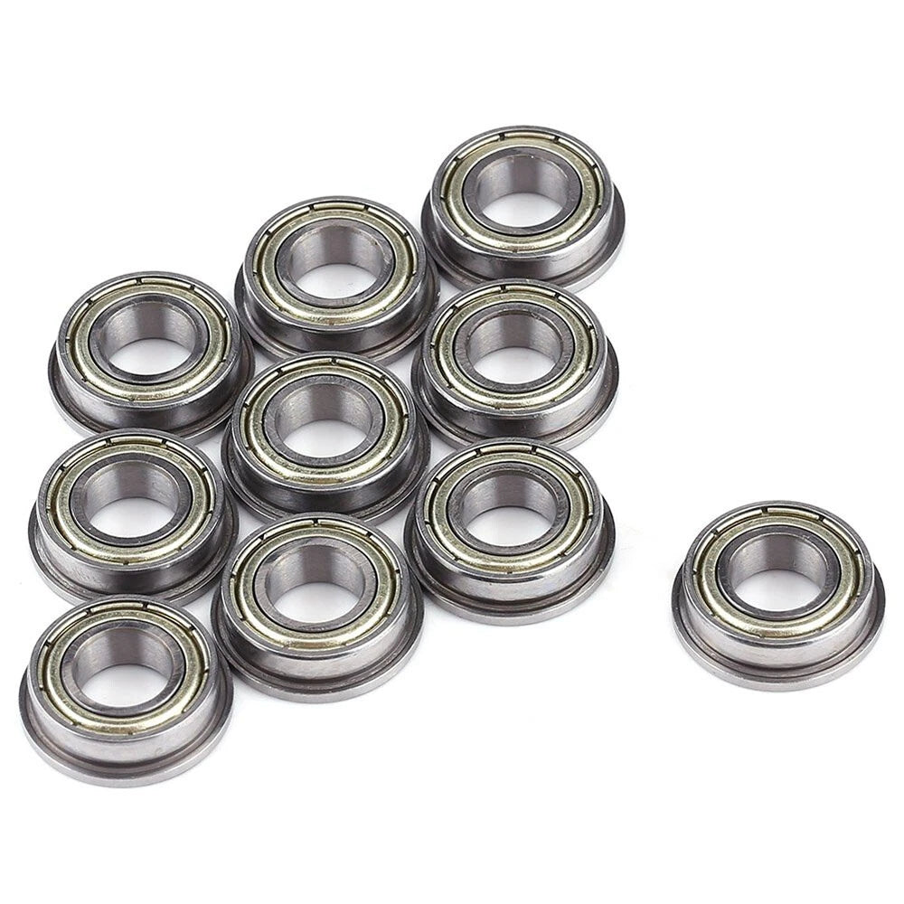 Miniature Metal Flanged Bearings Double Shielded Ball Bearing ZZ Type ID 2mm-8mm