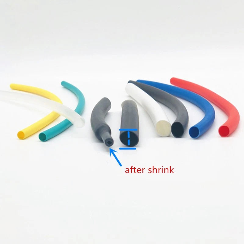 Heat Shrink Tubing 2:1 Ratio – Electrical Wire Sleeving, 16mm to 50mm, 7 Colors