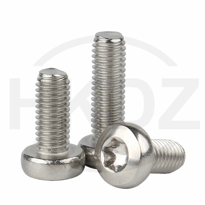 M1.6 M2 M3 M4 M5 M6 M8 M10 Torx Pan Head Machine Screws Bolts A2 Stainless Steel