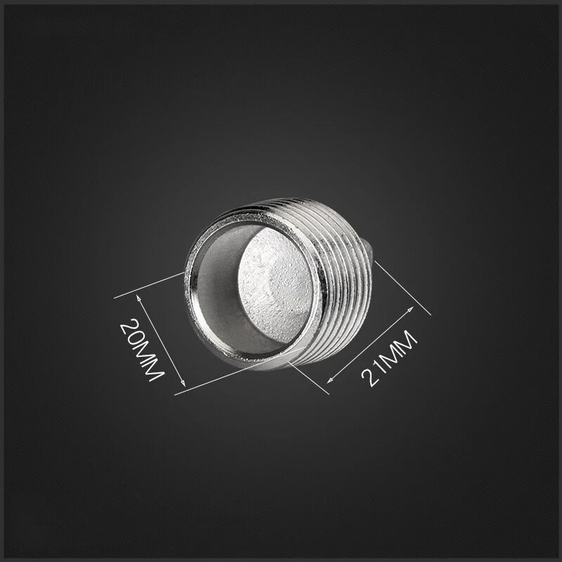 304 Stainless Steel BSP Blanking End Cap Pipe Fittings — Male & Female 1/4" to 1-1/2"