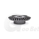 Mod 1 Bevel Gear C45 Steel 1:2 Ratio 15 18 20 30 36 40 Tooth 90° Hardened Black