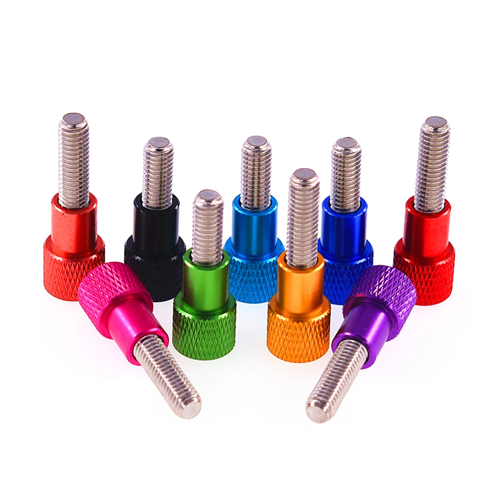 M6 6mm Knurled Thumb Screws Stainless Steel + Aluminium Hand Grip Knob Bolts