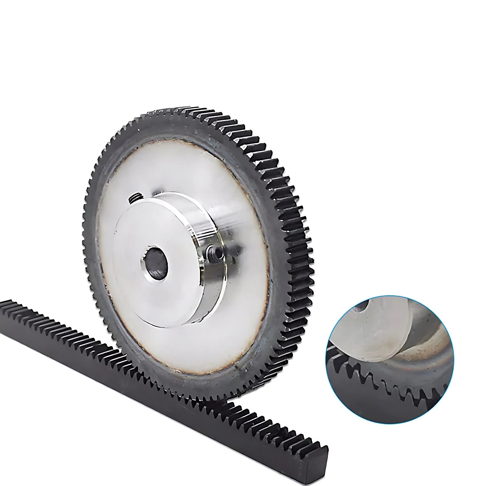 1 Mod 45# Steel Pinion Gear Spur Gears 65-150 T 8-20mm Bore With Screw Hardened