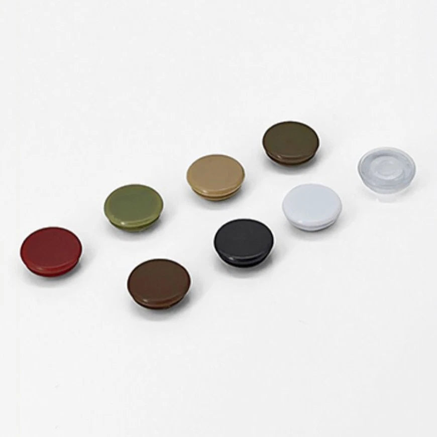 Plastic Screw Hole Cover Caps – Push Fit Furniture Plugs (8mm–18mm) – Multiple Colors