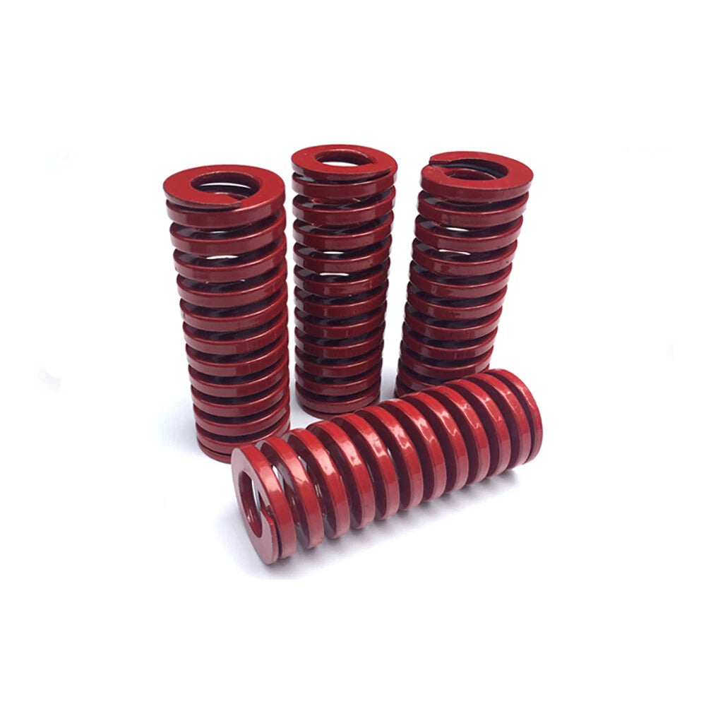 Red OD 8mm-50mm Compression Spring Heavy Duty Stiff Heavy Load Die Springs