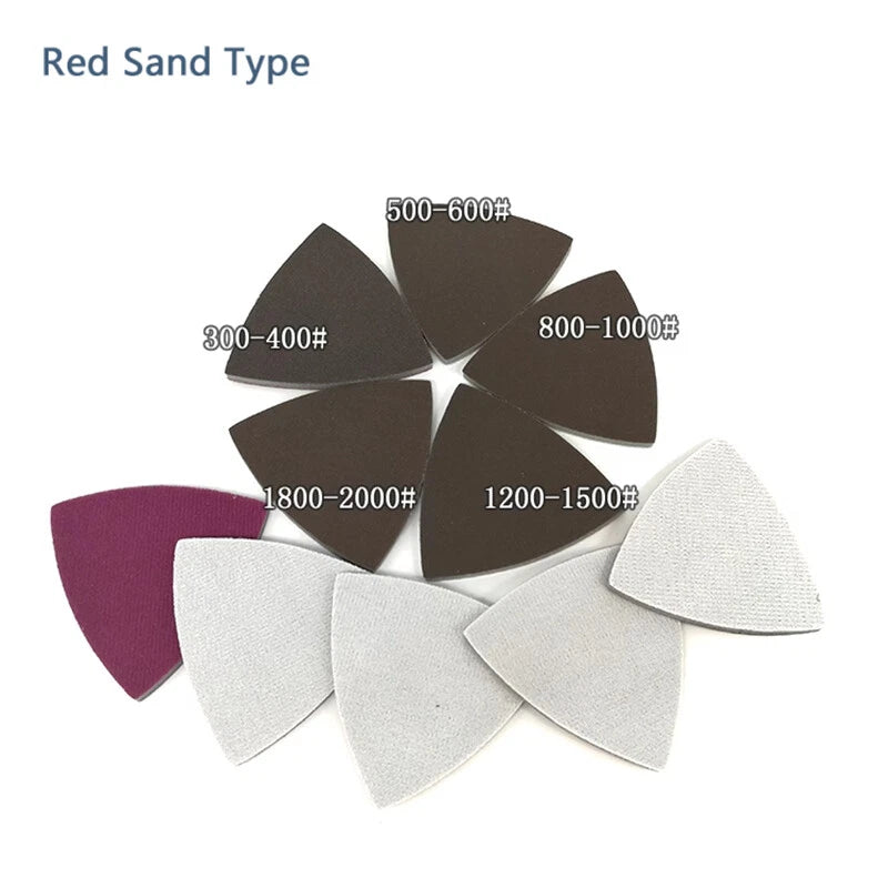 80*80*80mm Triangular Sponge Sandpaper Wet & dry Sanding Paper 300 -3000 grit