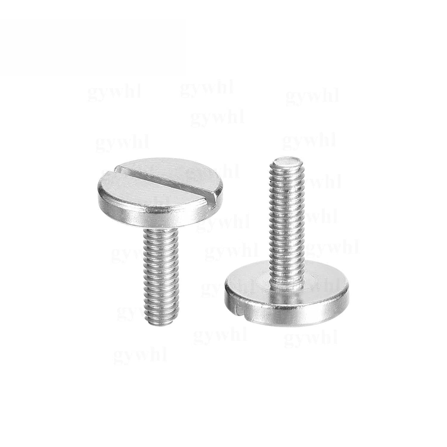 M2–M6 Slotted Round Head Machine Screws | A2 Stainless Steel | DIN 85