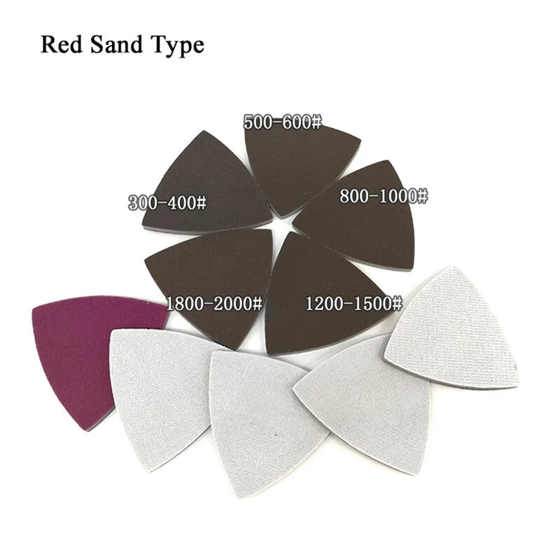 90*90*90mm Triangular Sponge Sandpaper Wet & dry Sanding Paper 300 -3000 grit