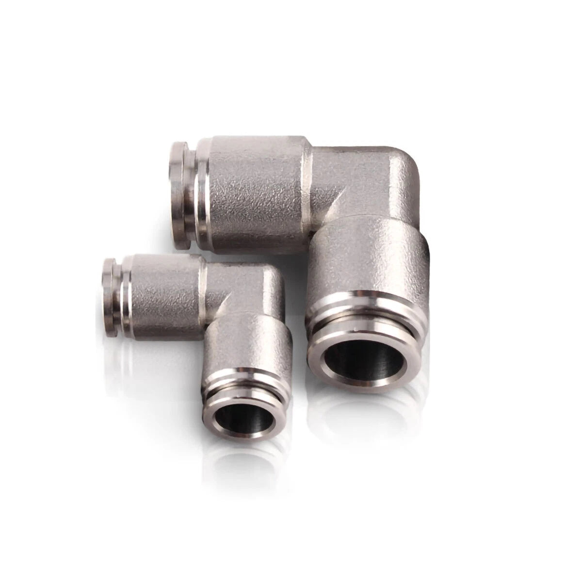 Pneumatic Push-In Fittings — Stainless Steel Hose Connectors (Straight, T, Y, L, Bulkhead & More)