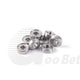 Stainless Steel 440 304 Deep Groove Ball Bearings 603ZZ - 6911ZZ Bore 3mm - 70mm