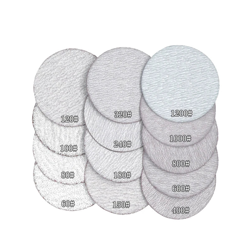 Dry Grinding 25/50/70mm Abrasive Paper Flocking Sandpaper Pad Sanding Disc