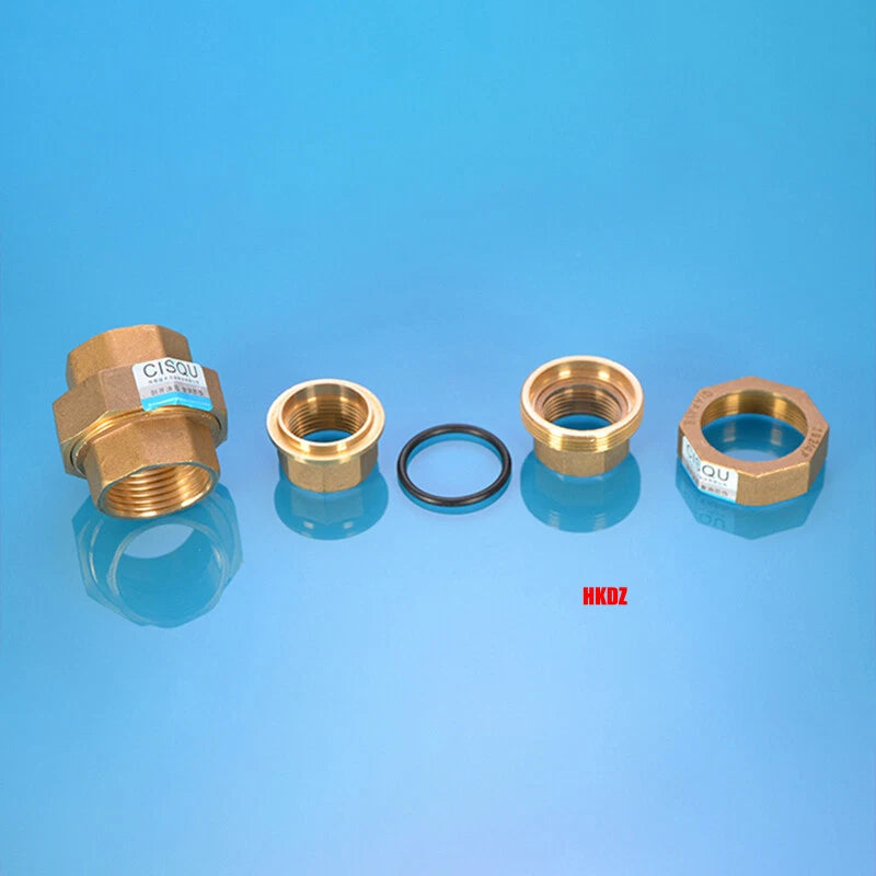 BSP Brass Pipe Fittings — Male Female Threaded Reducing Adapter | Copper & Nickel-Plated