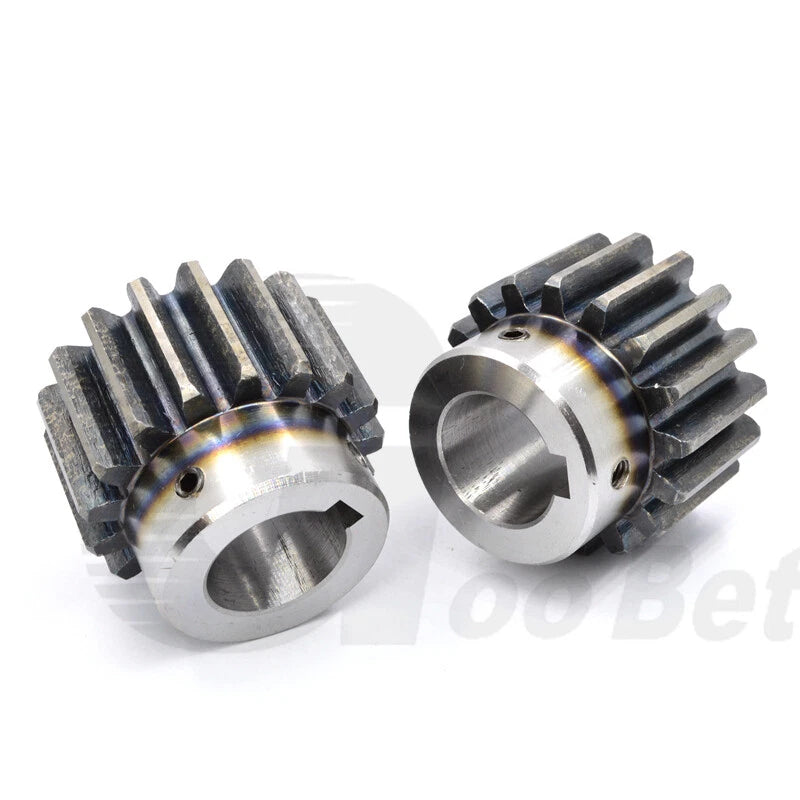 Spur Gear C45 Steel Mod 3 with Hub 12-40 Tooth Motor Pinion Hardened 8-40mm Bore