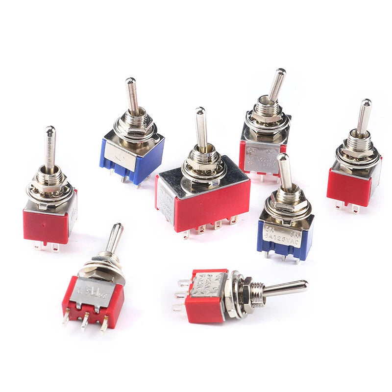 Mini Toggle Switch ON-ON ON-OFF-ON 3 6 9 12 Pin – Dashboard & Model Railway
