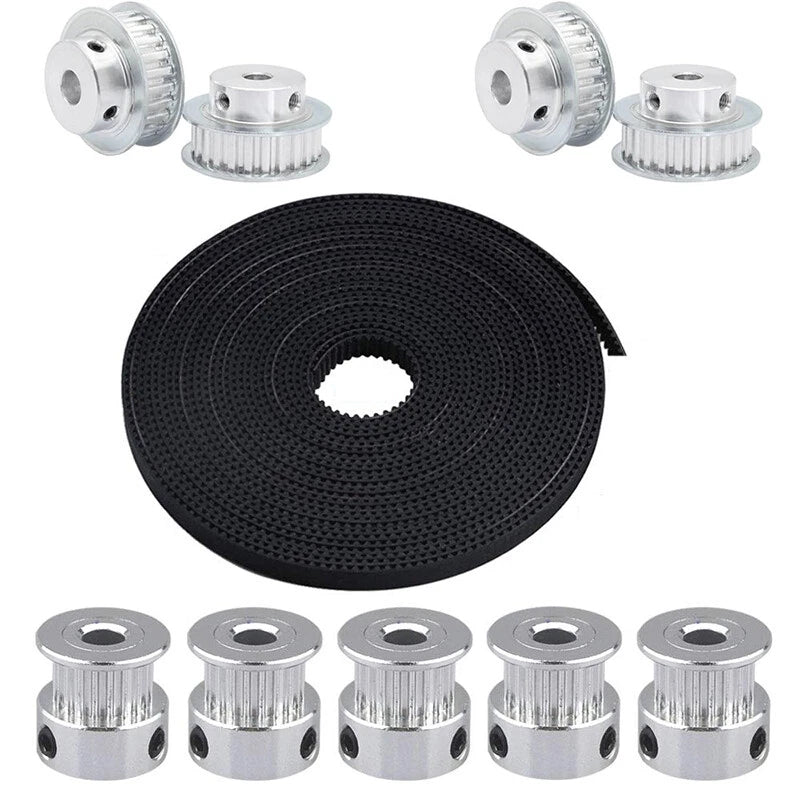 3M-24T Synchronous Wheel Timing Belt Pulley With Step For 10mm/15mm Width Belt