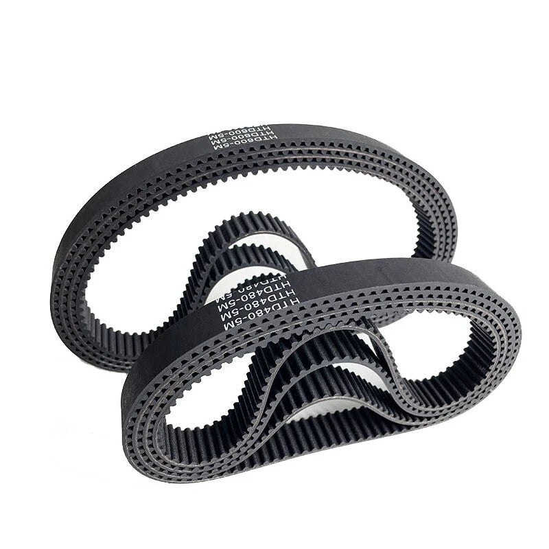 HTD 5M Timing Belt — 5mm Pitch Synchronous Drive Belt, 10/15/20/25/30mm Wide, 175mm–1780mm
