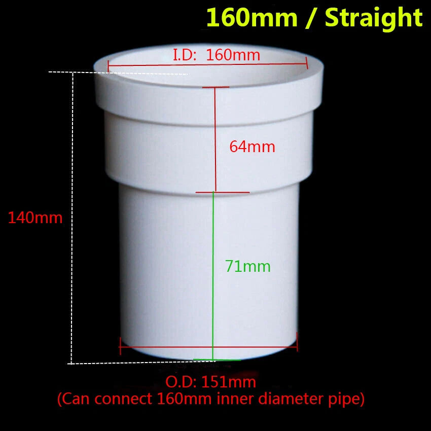 50 75 110 160mm PVC Drain Pipe Fittings Reducer Elbow , Straight , Tee Connector