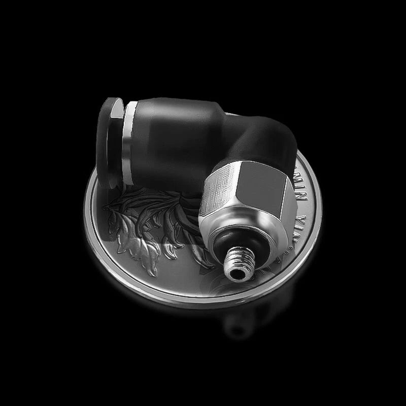 Male Thread Elbow Push-in Pneumatic Fitting | Micro Swivel Air Hose Connector
