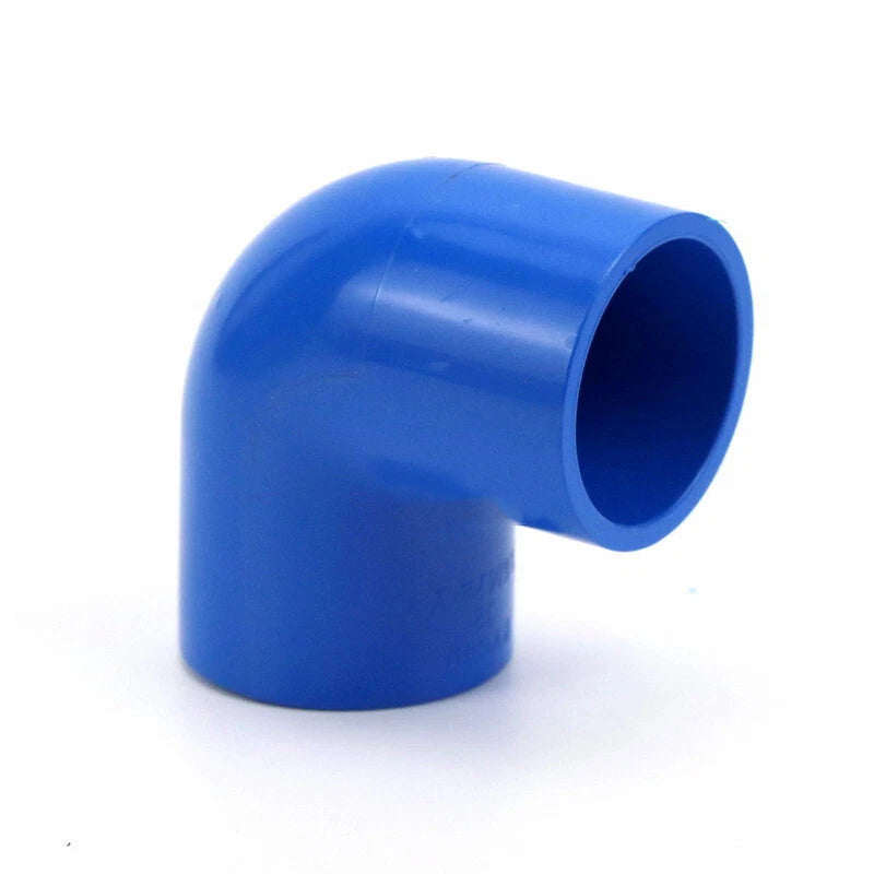 Blue PVC Metric Plumbing Fittings Pipe For Aquarium Fish Tank Pond Solvent Weld