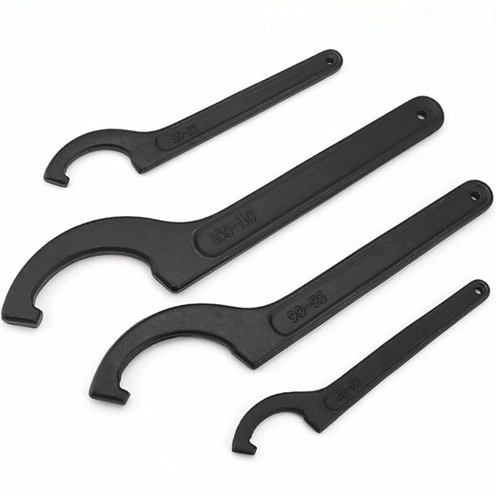 Garage Workshop Tools Shock Absorber Pre-Load Black C Spanner Wrench Hook Adjust