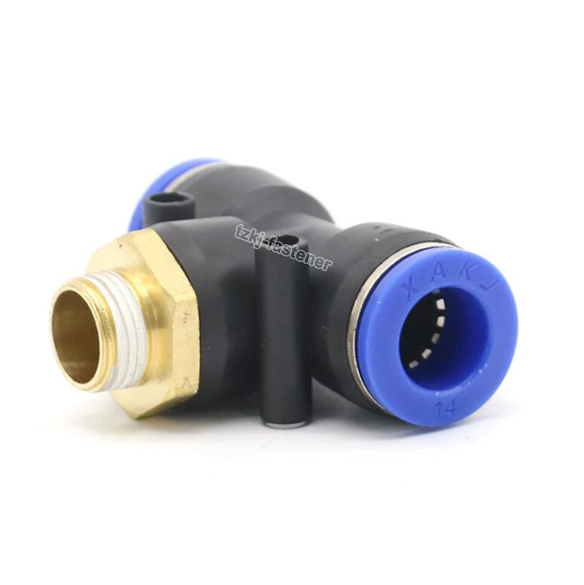 Pneumatic Tee "T" Connector BSP Male Thread 4mm-16mm Hose Tube Push-In Fittings