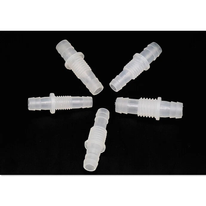 Plastic Bulkhead Fitting & Straight Hose Barb Connector — M6 to M16, Reducing & Equal