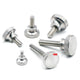 M2/M2.5 High Head Knurled Thumb Screws – 303 Stainless Steel Hand Grip Knob Bolts (3-12mm)