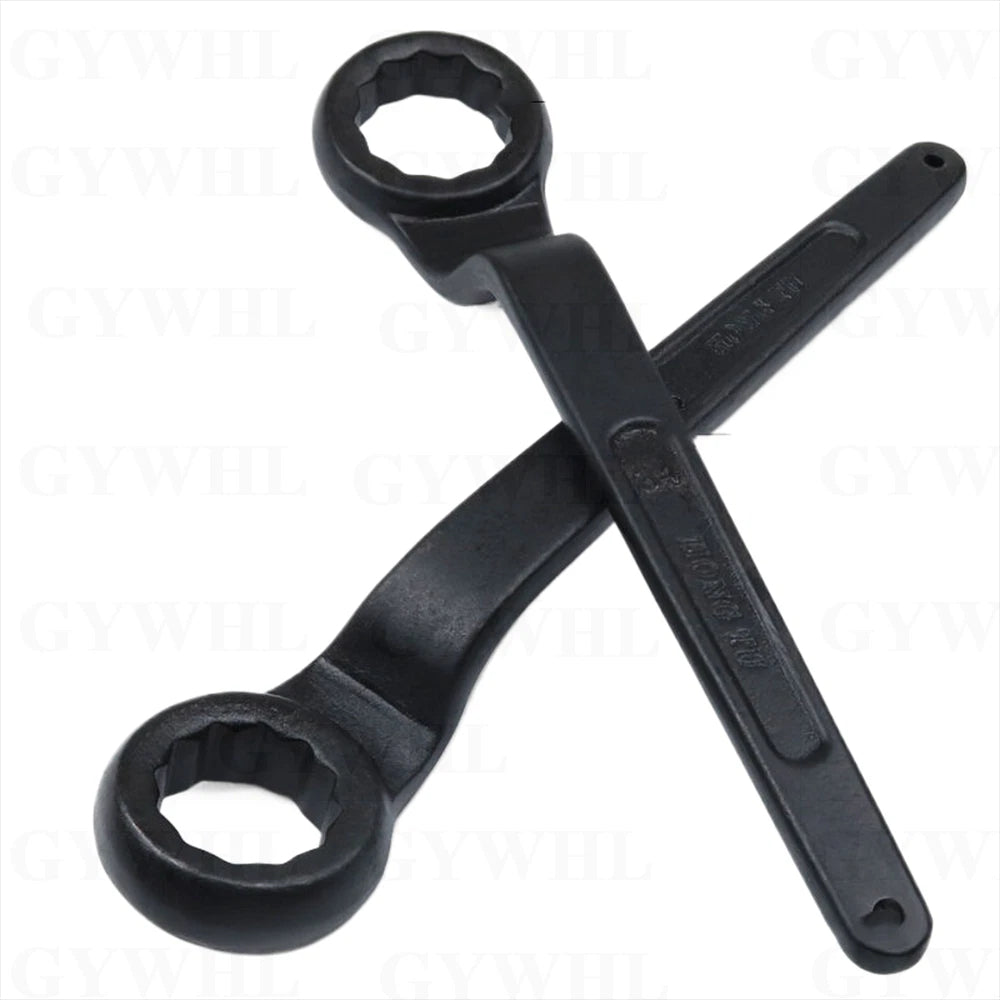 Slogging Striking Wrench Spanner Offset Box End Ring Type Wrench Carbon Steel