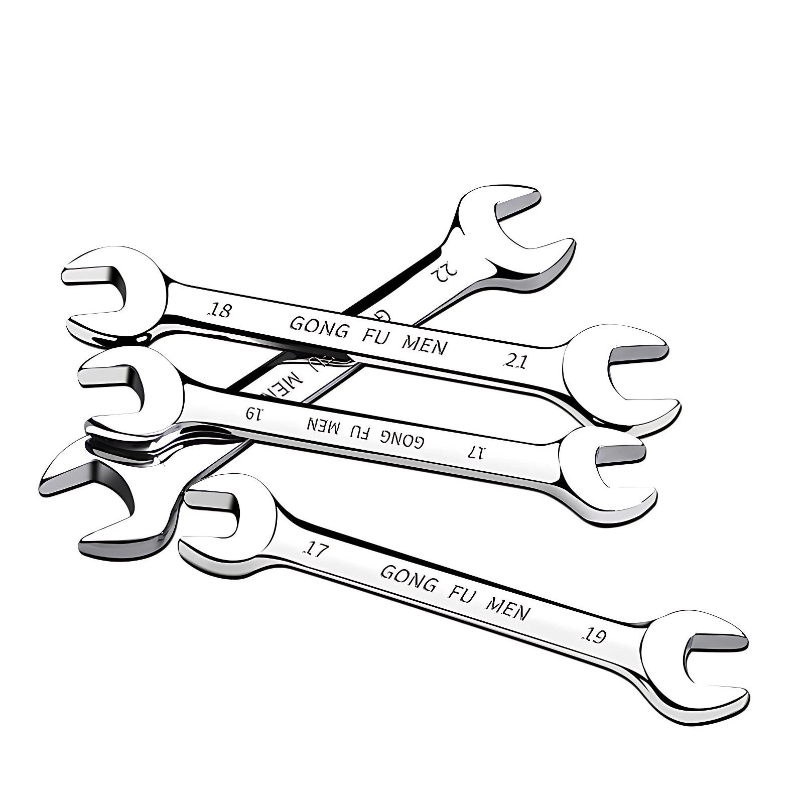 6-41MM Metric Carbon Steel Open End Wrench Double End Wrench Spanner Repair Tool