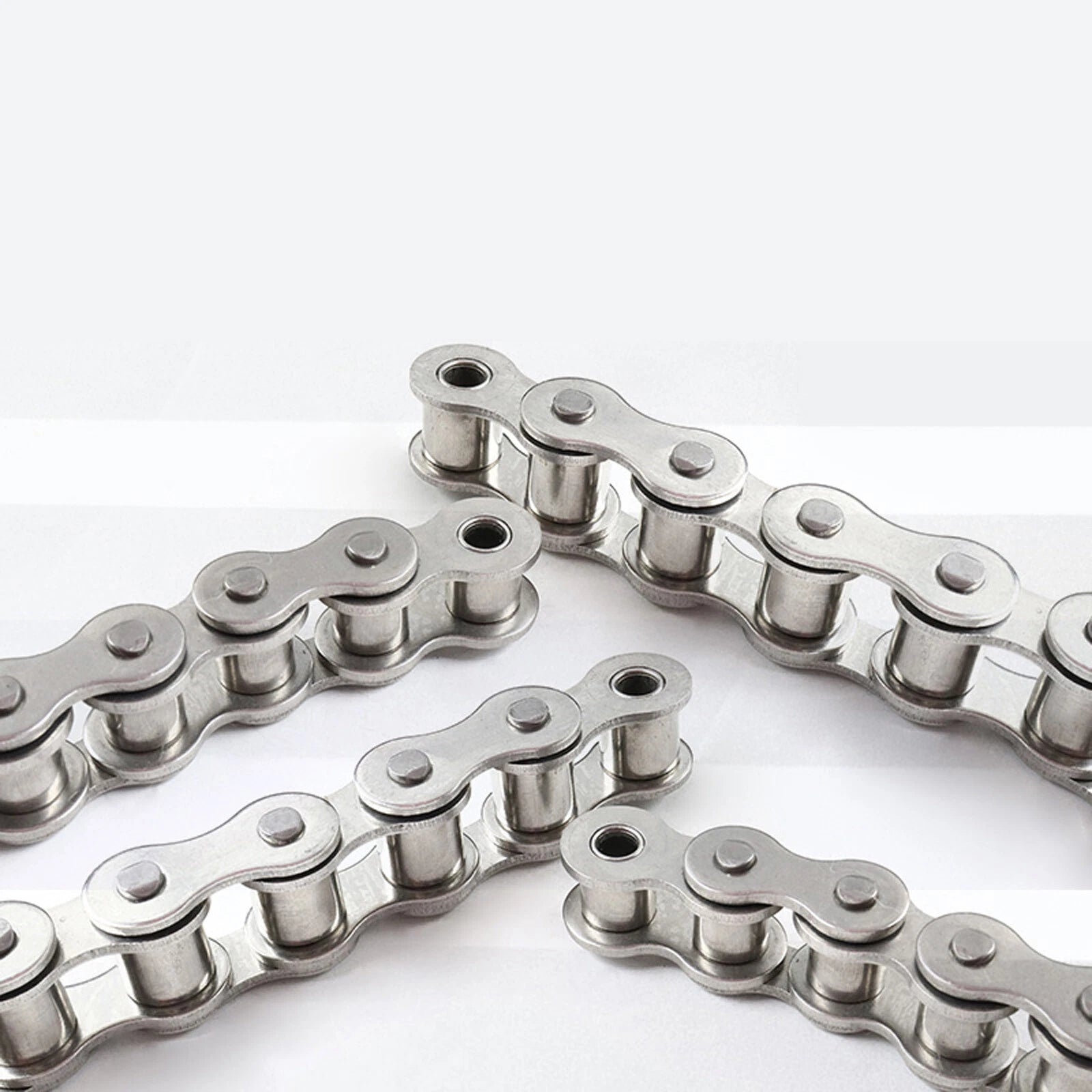 304/201 Stainless Steel Simplex Roller Chain Standard Quality 1M/1.524M All Size