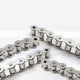 304/201 Stainless Steel Simplex Roller Chain Standard Quality 1M/1.524M All Size