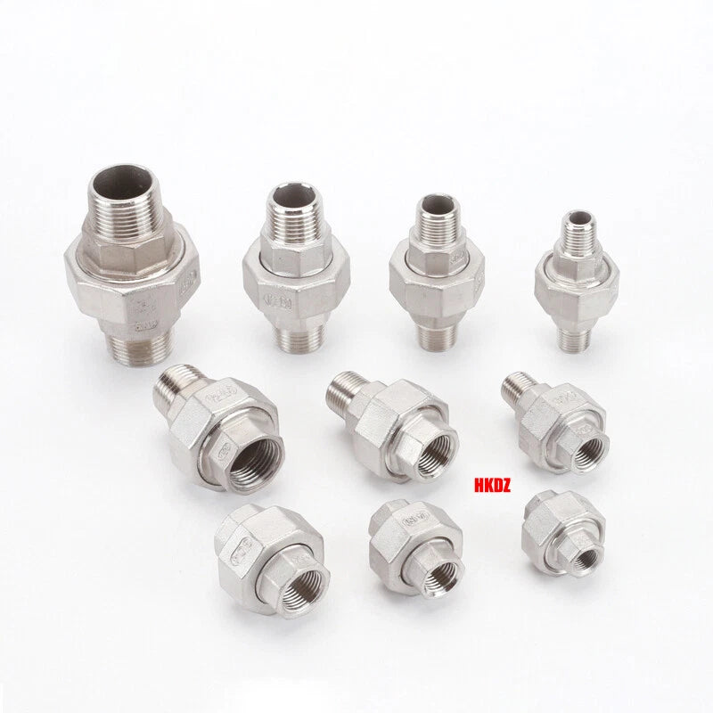 BSP Reducing Fittings 304 Stainless Steel Male Female Adaptor Straight Nipples