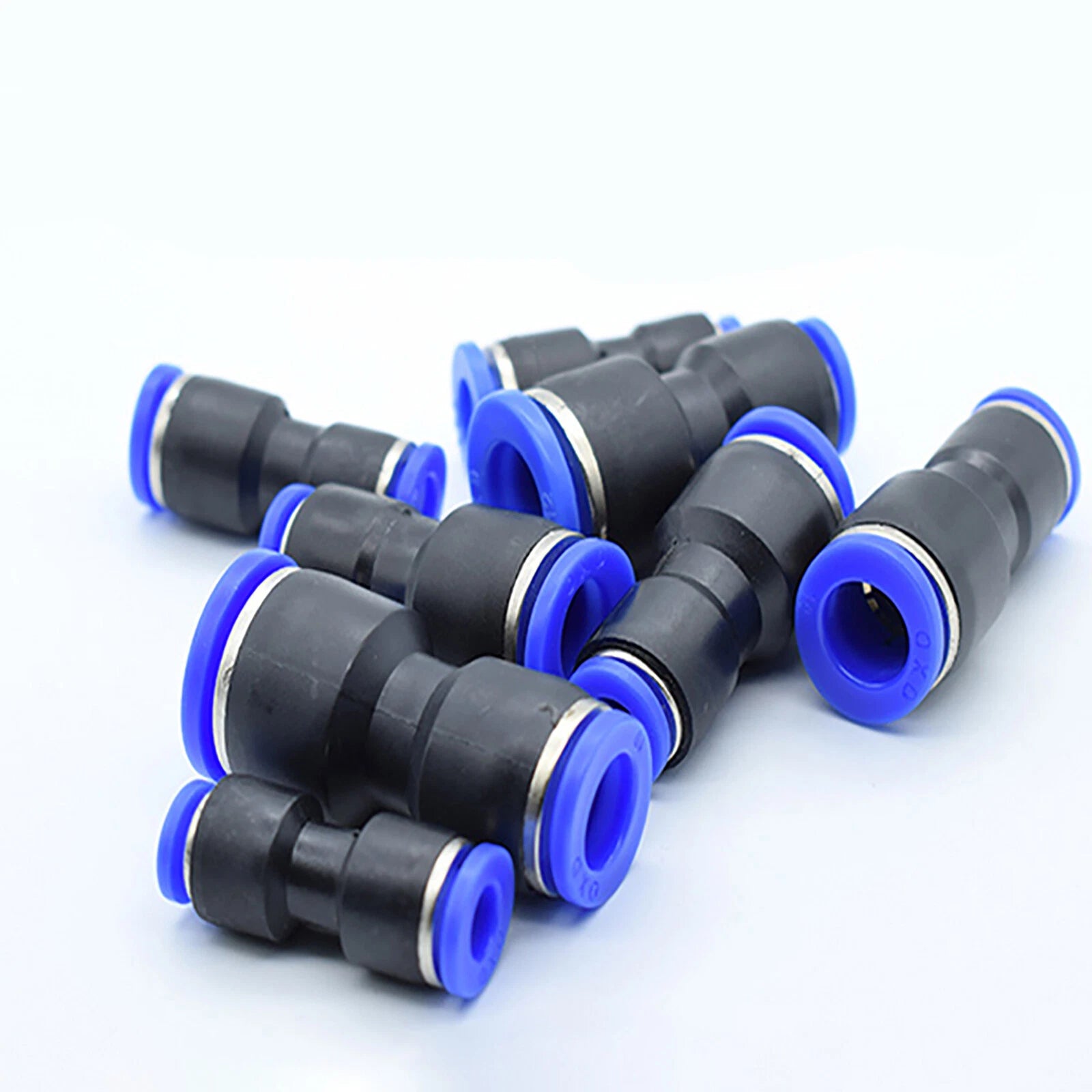 Pneumatic Push-In Fittings — PG / PU / PE Air & Water Hose Connectors, 4mm–16mm