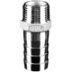 1/2" & 3/4" BSP Male Thread Hose Barb Tail Connector — Stainless Steel