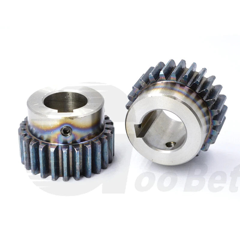 Spur Gear C45 Steel Mod 1.5 with Hub 12-60 Tooth Motor Pinion Hardened Precision
