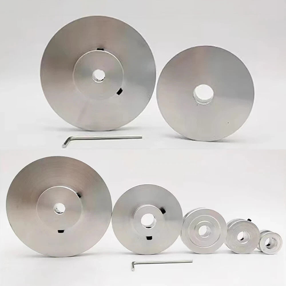 Alu U Pulley OD 20 30 40 50 60 80mm Single Groove Fixed Pulley for PU Round Belt