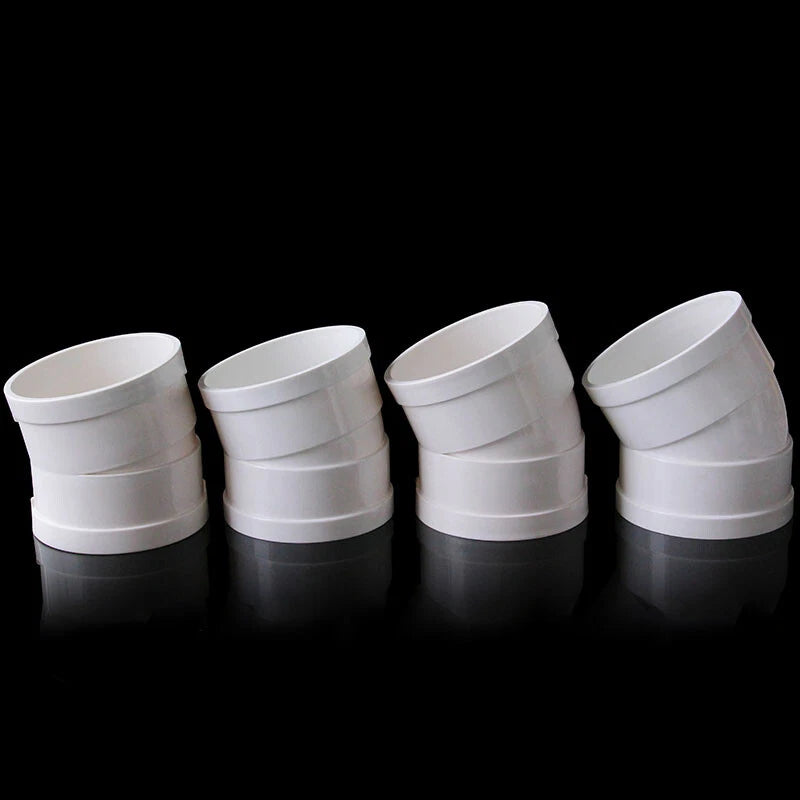 PVC Drain Pipe Connector Inspection Port Drainage Tube Fittings Reducer Adapters
